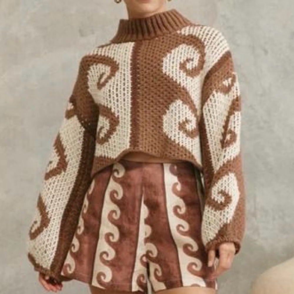 VRG GRL Arizona Cropped Knit Jumper | Size S